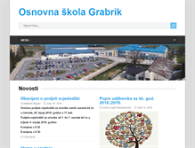 Tablet Screenshot of os-grabrik.hr